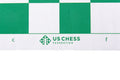 CLEARANCE - US Chess Federation Thin Mousepad Chess Board - GREEN