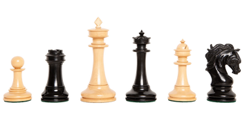 The Aristocrat Series Luxury Chess Pieces - 4.4" King