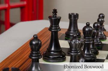 CLEARANCE - The Fischer Spassky 1972 Series Commemorative Chess Pieces - 3.75