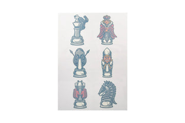 Temporary Chess Tattoos by Chess Gorilla