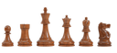 DGT Projects - Golden Rosewood Fischer Spassky Chess pieces