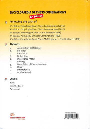 Encyclopedia of Chess Combinations - PAPERBACK