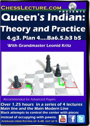 Queen's Indian - Theory and Practice - 4.g3, Plan 4.. Ba6, 5. b3 b5 - Chess Lecture - Volume 125