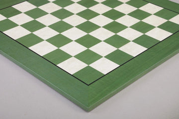CLEARANCE - Greenwood and Maple Classic Traditional Chess Board - 2.5" Squares - Satin Finish