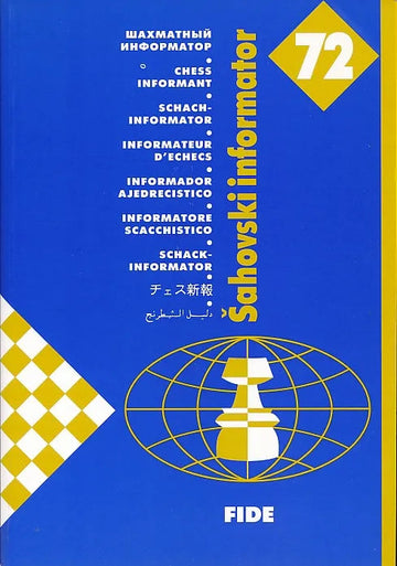 CLEARANCE - Chess Informant - ISSUE 72