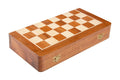 FOLDING WOODEN MAGNETIC Travel Chess Set - 12