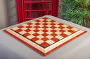 Signature Contemporary III Luxury Chess Board - BUBINGA / BIRD'S EYE MAPLE - 2.5" Squares