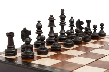 The Brown Magnetic Chess Set