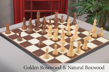 The Reproduction of the Circa 1950s Gallant Knight Series Chess Pieces - 5.0