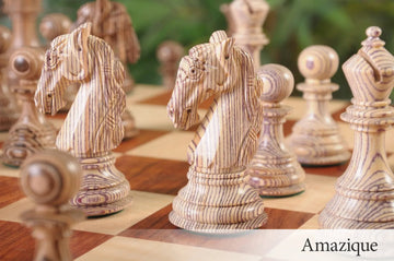 The Exotique Collection - The Livorno Series Luxury Chess Pieces - 4.4