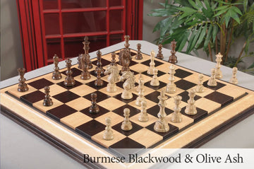 The Exotique Collection® - The Treviso Series Luxury Chess Pieces - 4.4