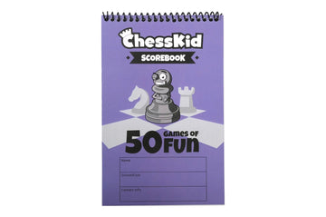 ChessKid.com Spiral Score Book - 60 Moves/50 Games