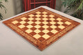 INLAID - Elm Burl & Maple Superior Traditional Chess Board - Gloss Finish