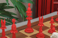 The Lund Anglo-Indian Reproduction Luxury Bone Chess Pieces - 4.75