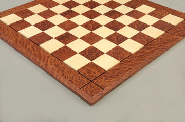 VAVONA Burl & Maple Reproduction of the Drueke Chess Board - 2.5