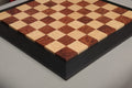 Vavona Burl, Genuine Ebony & Bird's Eye Maple Custom Contemporary II Chess Board