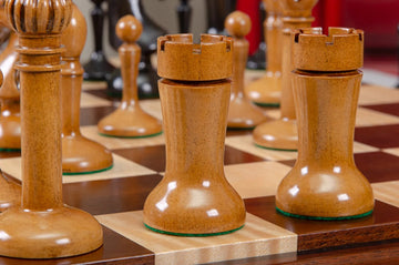 The Circa 1910 Lasker Schlechter World Chess Championship Series Chess Pieces - 4.5