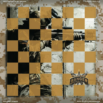 Army Ranger - Full Color Vinyl Chess Board