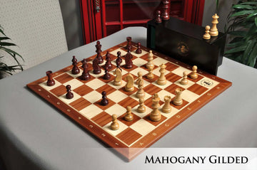 The Championship Series Chess Set, Box, & Board Combination