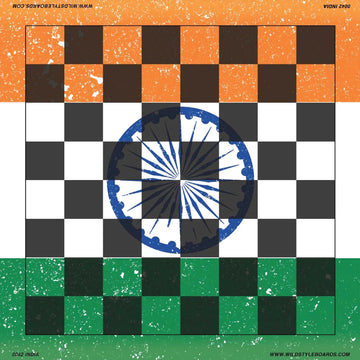 India - Full Color Vinyl Chess Board