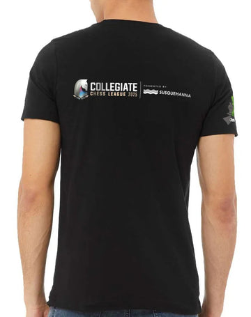Chess.Com Collegiate Chess League T-Shirt - BLACK