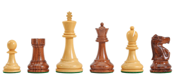 The Fischer Spassky Series Commemorative Chess Pieces - 3.75" King