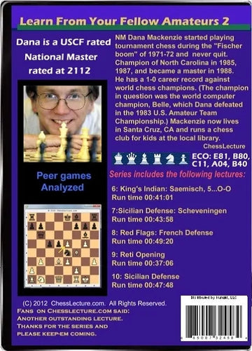 E-DVD Learn From Your Fellow Amateurs 2 - Chess Lecture - Volume 7