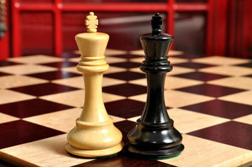 Signature Contemporary III Luxury Chess board - AFRICAN PALISANDER / BIRD'S EYE MAPLE - 2.5