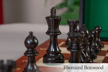 The Library Grandmaster Chess Set, Box, & Board Combination
