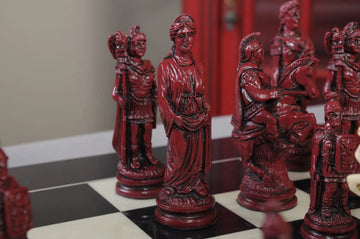 Roman Themed Chess Pieces - 4.25