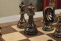 The Burnt Zagreb '59 Series Chess Set, Box, & Board Combination