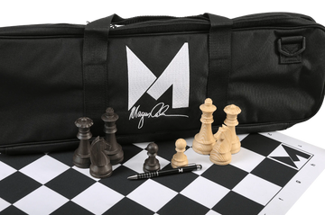 Magnus Carlsen Signature Series Chess Set, Bag And Board Combination