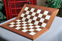 Folding Standard Traditional Chess Board 2.25" Squares - Bird's Eye Maple & Indian Rosewood