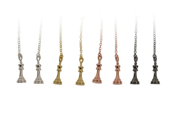 Caissa Collection Chess Pendant Earrings – KING