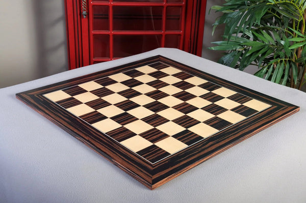 Macassar Ebony & Maple Standard Traditional Board Satin Finish