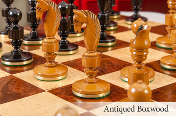 The Camaratta Collection - The Biedermeier Series Luxury Chess Pieces - 4.4