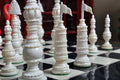 The Vizagapatam Luxury Bone Chess Pieces - 6.1