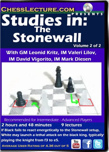 E-DVD Studies in: The Stonewall - 2 DVDs - Chess Lecture - Volume 143