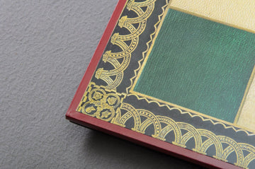 IMPERFECT - GREEN - Reproduction of the Carton Pierre Chess Board - 2.25