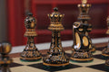 The Burnt Reykjavik II Series Chess Set, Box, & Board Combination