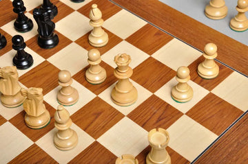 The French Lardy Series Chess Pieces - 3.75