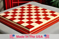 Signature Contemporary IV Luxury Chess board - PADAUK / CURLY MAPLE - 2.5