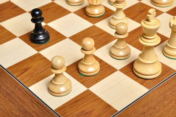 The French Lardy Series Chess Pieces - 3.75