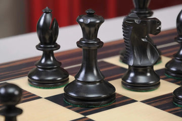 The B.H. Wood Series Chess Pieces - 3.75