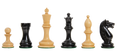 The Botvinnik Flohr Series Luxury Chess Pieces - 4.0" King