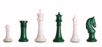 The Monmouth Luxury Bone Chess Pieces - 4.0" King