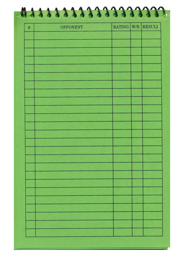 US Chess Federation Commemorative Spiral Scorebook (120 Moves/Game)