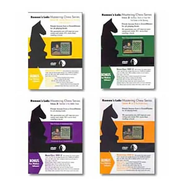 Roman's Lab 'Mastering Chess' Series on DVD Vol 1-4 – US Chess Sales