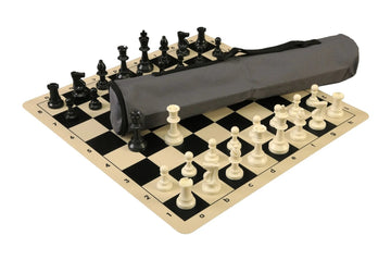 Quiver Chess Set Combination and Triple Weighted Regulation Pieces | Silicone Chess Board | Quiver Bag