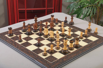 The Burnt Dubrovnik Series Chess Pieces - 3.75